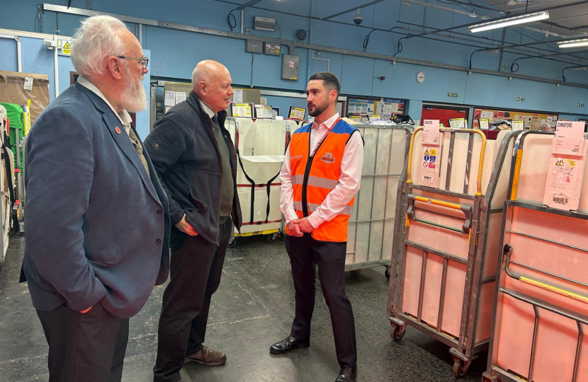 Christmas visit to the Chingford Delivery Office