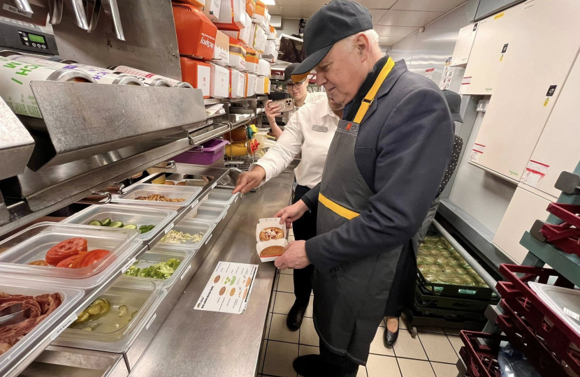 IDS McDonald's Visit