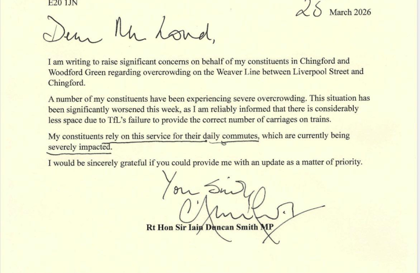 Letter to Heidi Alexander MP