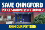 Save Chingford Police Station's Front Desk IDS Graphic