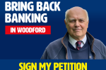 Bring Back Banking in Woodford Graphic