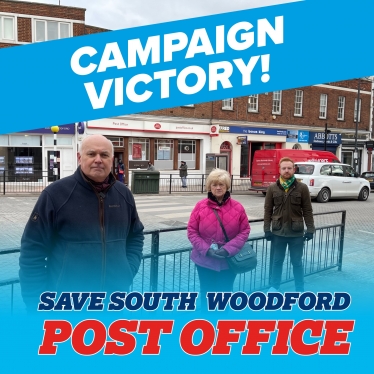 South Woodford Post Office Campaign