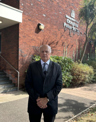 Iain Duncan Smith on a recent visit to Chingford Police Station